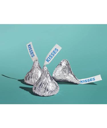 Hershey's Kisses Silver Foil Milk Chocolate Candy Bulk - 66.7 oz Bag (400 Pieces) - Buy Online on GoSupps.com