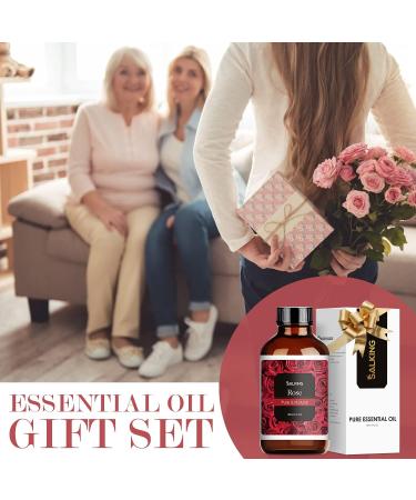 100% Pure Natural Rose Oil 120ml | Aromatherapy Essential Oil for Diffusers Massage Candle Making & Gifts for Women - Buy Online on GoSupps.com
