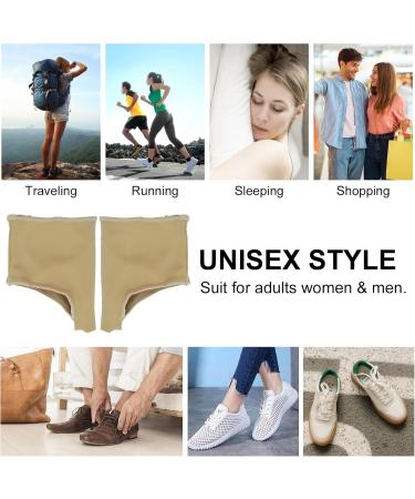 2 Pairs Hallux Valgus Correction Socks with Gel Pad - Bunion Relief for Men & Women | Large Toe Joint Protection - Buy Online on GoSupps.com