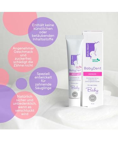 Multi-Mam BabyDent Gel for Teething Relief - 15ml | Soothing Baby Tooth Gel - Fast International Shipping - Buy Online on GoSupps.com