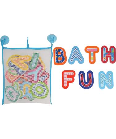 Buddy & Barney Alphabet Letters Bath Toy Stickers | Set of 26 EVA Foam Pieces with Storage Bag - Buy Online on GoSupps.com