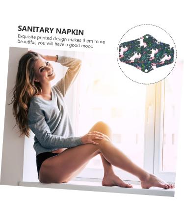 6pc Reusable Bamboo Panty Liners Set | Maternity & Incontinence Pads | Washable Cloth Charcoal Napkins for Women & Girls - Buy Online on GoSupps.com