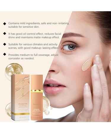 4 In 1 Foundation Liquid- Hydrating Medium Full Coverage Concealer with SPF 50+ Forever Bloom Biomimic Foundation 4 In 1 - Light Spectrum Forever Bloom Biomimic Foundation liquid Foundation 2pc - Buy Online on GoSupps.com