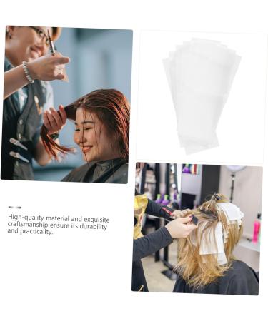 FOMIYES 50 Sheets highlight stickers Hair Salon Tool Hairdressing Tool blonde hair dye hair dye foam hair dye tools bubble hair dye Barber Shop Tool white Aluminum foil Paper - Buy Online on GoSupps.com