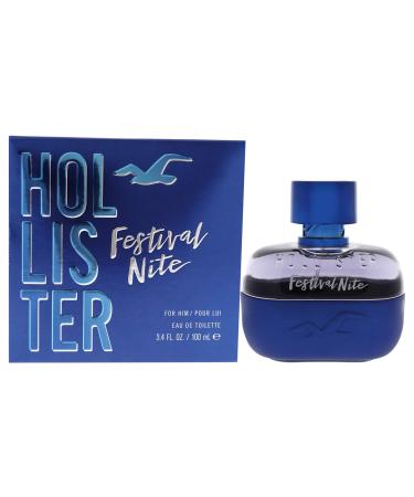 Hollister Festival Nite Men EDT Spray 3.4 oz