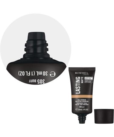 Rimmel London Rimmel Lasting Matte Full Coverage Foundation 305 Buff - Buy Online on GoSupps.com