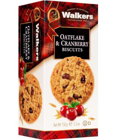 Walkers Cookies Selection - Stem Ginger Oatflake & Cranberry and White Chocolate & Raspberry Biscuits - 3 Pack - Buy Online on GoSupps.com