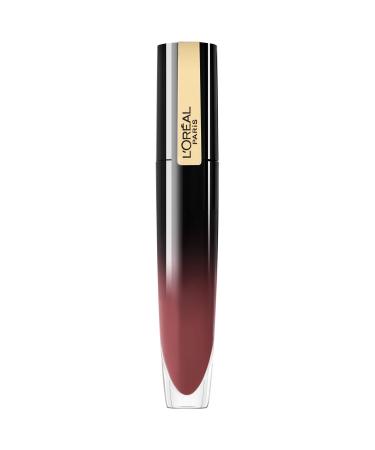 L'Oreal Paris Makeup Brilliant Signature Shiny Lip Stain, High Impact Glossy/Shiny Finish with a Lightweight Feel, Be Outstanding, 0.21 fl. oz.