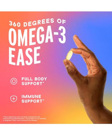 Oceanblue Omega-3 Bundle 2100 Triple Strength 180ct + Essentials Everyday Omega Minis 60ct High-Potency EPA DHA DPA with Vitamin D3 Orange Flavor Heart Brain & Immune Support - 2 Pack - Buy Online on GoSupps.com