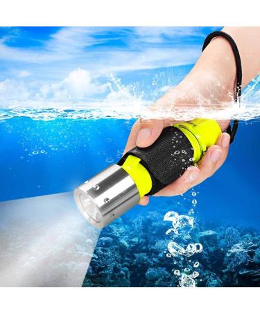 Bestsun Professional 1800 Lumen Diving Flashlight | Super Bright Scuba Safety Light for Underwater Sports | Waterproof Submarine Torch for Swimming Divers - Buy Online on GoSupps.com