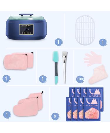 La Metlcion Parafin Wax Machine with Peach Wax - 8 Refills, 4L Paraffin Wax Bath for Hand and Feet. Moisturizing, Hydrating, and Arthritis Relief - Buy Online on GoSupps.com