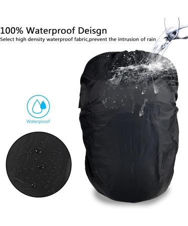 Storvyllf Backpack Rain Cover 2 Pack Waterproof Backpack Cover (35-50L) for Hiking Camping Traveling Cycling Outdoor Ultralight Compact Portable - Buy Online on GoSupps.com
