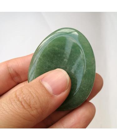 Maneki Neko Green Aventurine Chakra Stones - Worry & Stress Relief Healing Crystals | Reiki Palm Stones for International Shipping - Buy Online on GoSupps.com