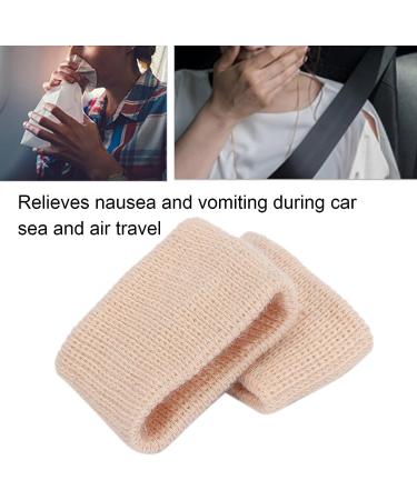 FILFEEL Nausea Relief Wristband - Natural Anti Nausea Wristbands for Travel Motion Sickness (Skin Color) - Buy Online on GoSupps.com