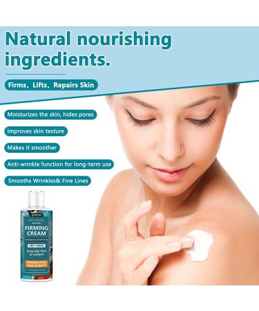 Hibiscus & Honey Skin Tightening Neck Cream - Collagen & Hyaluronic Acid Formula - 4 FL OZ - Buy Online on GoSupps.com