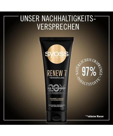 Syoss Deep Rinsing Renew 7 - 250ml Repair for Smooth & Strong Hair - Buy Online on GoSupps.com