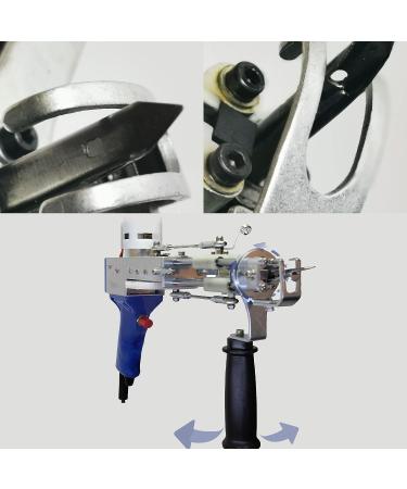 IFISH Tufting Gun 2-in-1 with Cut and Loop Pile | Art Carpet Weaving Flocking Knitting Machine for Handmade DIY Beginners (Blue) - Buy Online on GoSupps.com