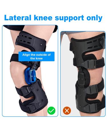 OA Unloader Knee Brace for Osteoarthritis & Arthritis Pain - Effective Support for Cartilage Repair & Bone on Bone Knee Joint Pain (Black Left - Buy Online on GoSupps.com