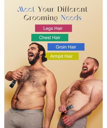 Manscape Body Hair Trimmer for Men | Electric Groin Groomer Waterproof Clippers Nose Hair Trimmers USB C Charging - Perfect Gifts for Him - Buy Online on GoSupps.com