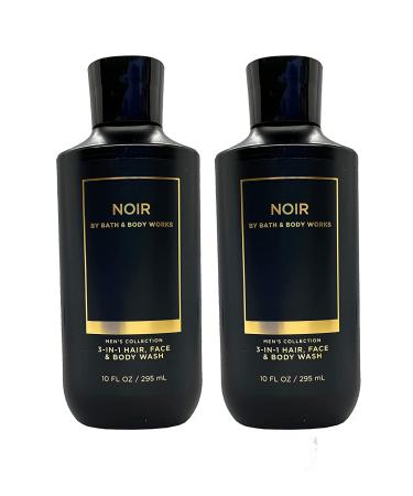 Bath and Body Works Men's Collection NOIR 2 Pack 2 in 1 Hair and Body Wash - Buy Online on GoSupps.com
