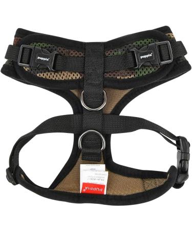 Puppia Ritefit Dog Harness for Small to Medium Dogs | Adjustable Soft & Versatile | Camouflage Design | Puppy Dish & Anti-Tanning Tableware - Buy Online on GoSupps.com