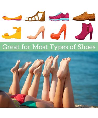 48 Pc Shoe Strap Grip & Heel Inserts Set | Invisible Gel Pads for Sandals | Foot Care Protector - Buy Online on GoSupps.com