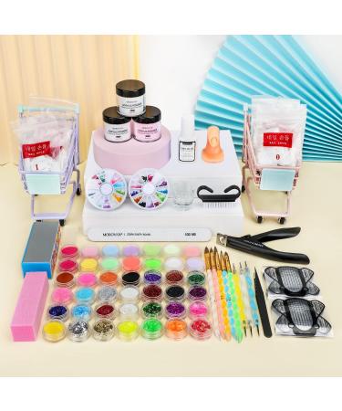Morovan Acrylic Nail Kit for Beginners - Professional Acrylic Extension Set with Glitter Supplies - Buy Online on GoSupps.com
