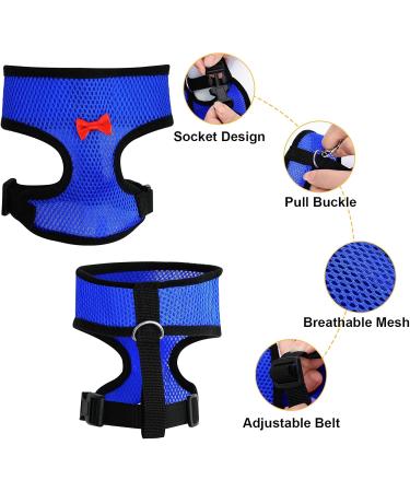 Molain Adjustable Chicken Harness & Leash - Comfortable Vest for Ducks & Hens (2-11 lbs) - Breathable Mesh Training Gear (Blue) - Buy Online on GoSupps.com