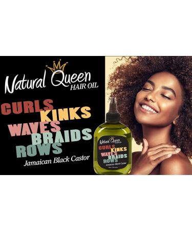 Jamaican Black Castor Hair Oil - Natural Queen Curls, Kinks, Waves, Braids, Rows 7.78 oz - Buy Online on GoSupps.com