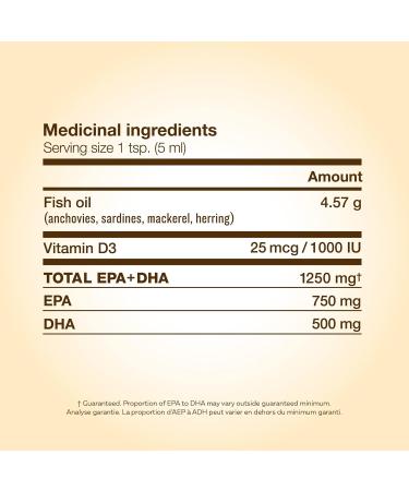 Nature's Way NutraSea Omega-3 and Vitamin D Supplement - Fish Oil with EPA and DHA Support Healthy Heart and Brain Help Build Strong Bones and Teeth & Help Support Immune System Crisp Apple Flavour 500 ml Liquid Value Size - Buy Online on GoSupps.com