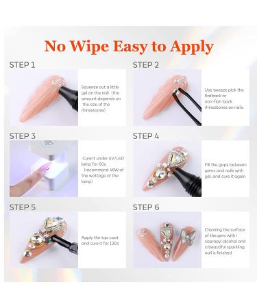 Modelones Rhinestone Gel: 30g Super Adhesive Nail Glue for Gems & Crystals - Buy Online on GoSupps.com