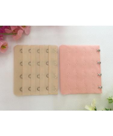 Ewanda store 16 pcs Assorted Colors 4 Hook 4 Rows Spacing Bra Extender Bra Extensions for Women Color in Random - Buy Online on GoSupps.com