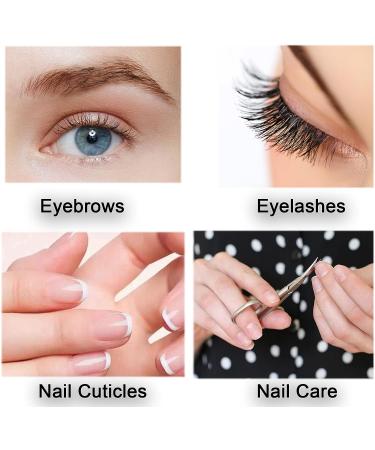 ZIZZLON Eyebrow Scissors for Men and Women - Professional Stainless Steel Grooming Tool for Facial Hair, Nose, Mustache, Beard, and Eyelash - Buy Online on GoSupps.com