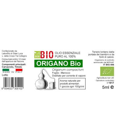 Organic Oregano Oil 100% Pure Essential Oil 5ml - Aromatherapy & Therapeutic Benefits - Lab-Tested Quality - Buy Online on GoSupps.com