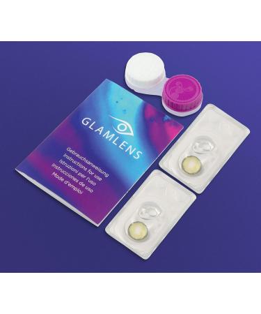 Glamlens Mirel Green Colored Contact Lenses - Natural Silicone Comfort Strong Coverage -1.50 Dioptre 1 Pair (2 Pieces) for International Shipping - Buy Online on GoSupps.com