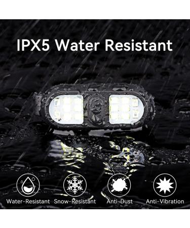 2 Pack Rechargeable Clip-On Safety Lights for Runners and Walking - Hands-Free LED Flashlight for Nighttime Activities and Outdoor Adventures - Buy Online on GoSupps.com