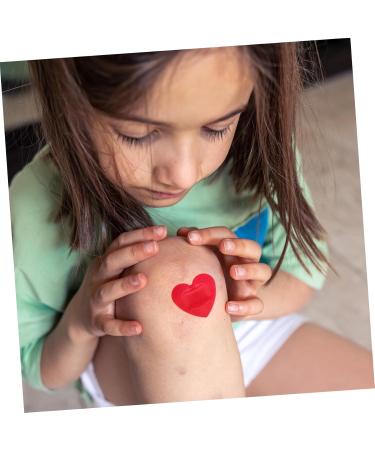 Buy FRCOLOR 25pcs Heart Shaped Stickers - Self-Adhesive Care Patches & Bandages for Home Use | Red Heart Stickers (3.80X3.20X0.20CM) - Fast International Shipping - Buy Online on GoSupps.com
