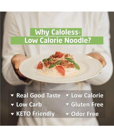 Caloless Konjac Shirataki Noodles 6-Pack - Low Calorie Healthy Chicken Flavor Variety Pack | Gluten-Free, Keto Snacks, Non-GMO, Low Carb, Diabetic-Friendly - Buy Online on GoSupps.com