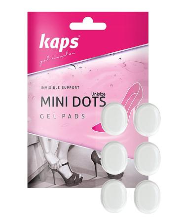 Shoe Pads Gel Dot Spot Cushions Small Round Self-Sticking Reusable Gel Insoles Blister Pads Pressure Points Mini Dots by Kaps
