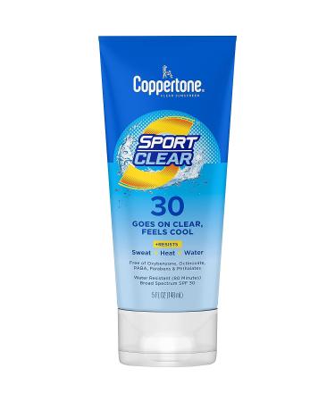 Coppertone SPORT Clear SPF 30 Water Resistant Sunscreen - 5 Fl Oz Tube - Buy Online on GoSupps.com