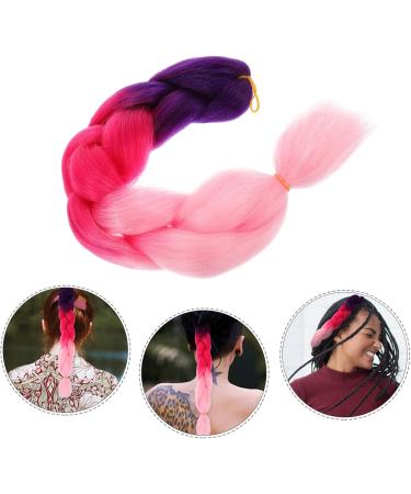 DOITOOL Braiding Hair Extensions for Women Color Big Braid Hair Ponytail Hair Extensions for Braids Brunette Hair Ponytail Wigs Kanekalon Braids Hair Extensions To Weave Extend Size 1 As Shown - Buy Online on GoSupps.com