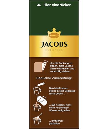 Jacobs Espresso Sticks 25 servings/Pack 4 Packs (4 x 45 g) - Buy Online on GoSupps.com