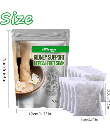 AGSIXZLAN 60Pcs Herbal Detox Foot Soak for Weight Loss and Lymphatic Drainage - Buy Online on GoSupps.com