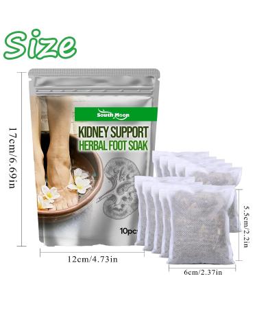 FUZSKWID 60pcs Detoxpro Kidney Support Foot & Hand Care Salts & Soaks with Ginger and Natural Mugwort Herb for Stress Relief and Better Sleep - Buy Online on GoSupps.com