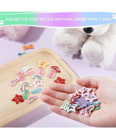 Mixed Pack of 40 Dog Hair Clips - Pet Grooming Accessories for Cats & Dogs - Buy Online on GoSupps.com