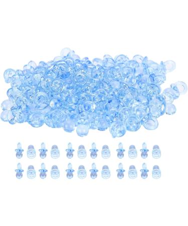 YUUGAA Mini Pacifiers - 200 Acrylic Baby Nipples for Baptism & Birthday Gifts - Decorative Blue Accessories - Buy Online on GoSupps.com