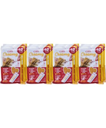 Catit Cat Treats Lickable Assorted 12 x 15 g Pack of 8 Lickable Cat Treats Soft Cat Treats Creamy Cat Treat Kitten Treats Cat Lickable Treat Soft Cat Treats Gaterie Pour Chat Cat Snacks Tube - Buy Online on GoSupps.com
