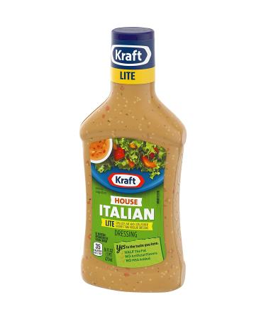 Kraft House Italian Lite Salad Dressing 16 Fl Oz Bottles - Pack of 6 - Buy Online on GoSupps.com