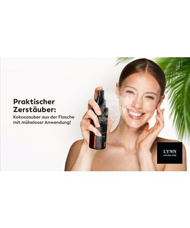 Liquid Coconut Oil by Lynn | 100% Natural MCT Oil with Atomizer | Moisturizer for Skin & Hair | 200ml Fractionated Coconut Oil - Buy Online on GoSupps.com