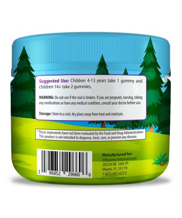 Infusions Super Fruit Gummies for Kids - 90 Count Vegan Gluten-Free Antioxidant Blend - Buy Online on GoSupps.com